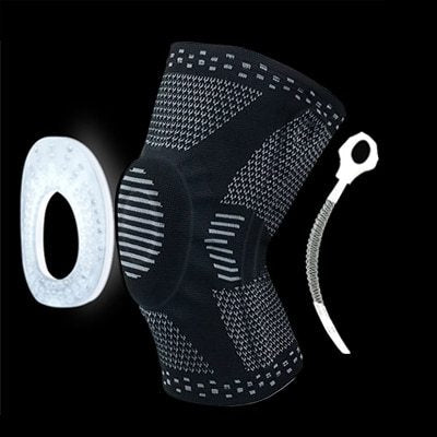 Knee Patella Protector Brace Silicone Spring Knee Pad Knee Patella Protector Brace Silicone Spring Knee Pad